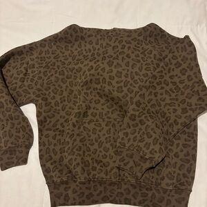 A&f hoodie leopard print brand new never worn